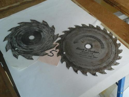 ZAAGBLADEN (Lot 5) (2 stuks), Doe-het-zelf en Bouw, Gereedschap | Machine-onderdelen en Toebehoren, Gebruikt, Ophalen of Verzenden