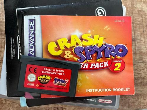 Crash & Spyro superpack vol 2, Consoles de jeu & Jeux vidéo, Jeux | Nintendo DS, Utilisé, Aventure et Action, 2 joueurs, À partir de 3 ans