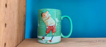 Koffietas "the golfer" van Guillermo Forchino  beschikbaar voor biedingen