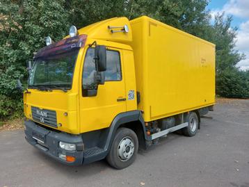 MAN L20 workspace: . 4m10 box! 6,8T (bj 2002) beschikbaar voor biedingen