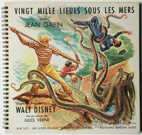 Vingt mille lieues sous les mers  ALB 357 Adès - Walt Disney, Cd's en Dvd's, Vinyl | Kinderen en Jeugd, Gebruikt, Muziek, 6 tot 9 jaar