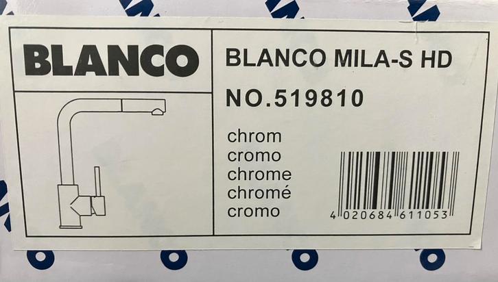 Keuken kraan, Blanco Mila, Doe-het-zelf en Bouw, Sanitair, Gebruikt, Kraan, Ophalen of Verzenden