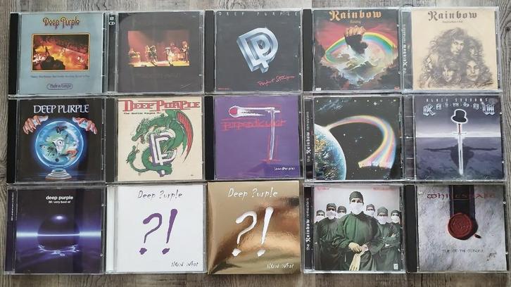 CD's Deep Purple - Rainbow - DIO - Whitesnake, Coverdale, Cd's en Dvd's, Cd's | Hardrock en Metal, Ophalen of Verzenden