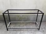 Basis, basis, aquariumsteun, zwarte metalen structuur, Ophalen, Gebruikt