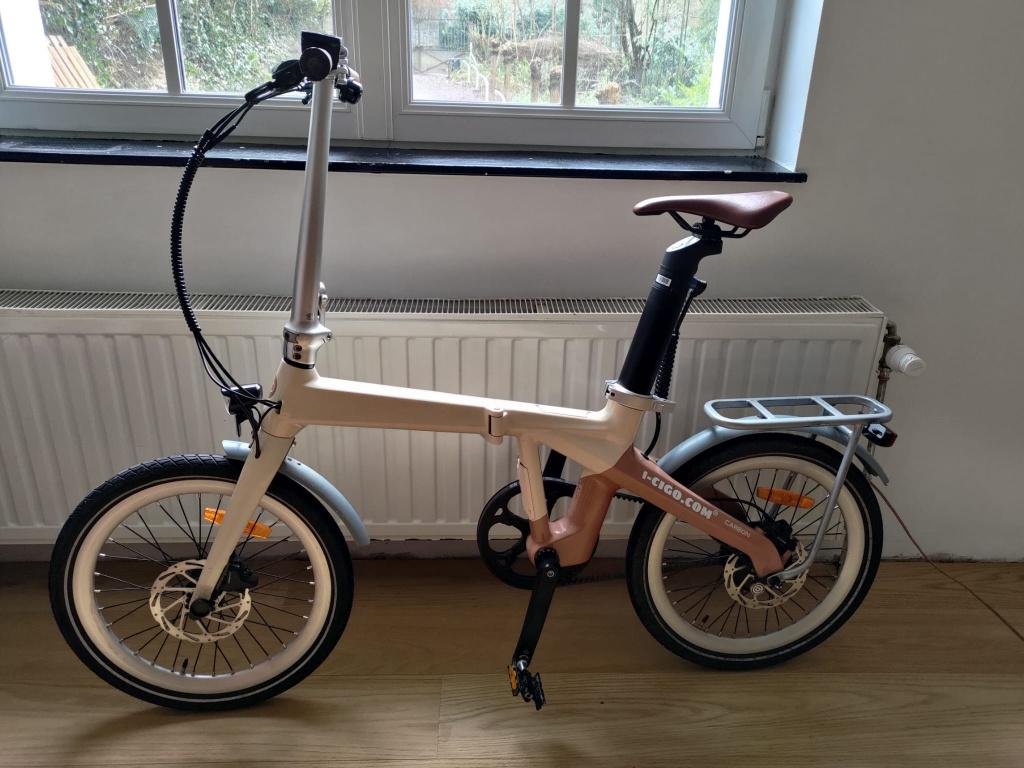 Zeer lichte opvouwbare fiets, Fietsen en Brommers, Elektrische fietsen, Zo goed als nieuw, Overige merken, 50 km per accu of meer