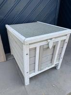 Konijnenhokje white& grey wash, Minder dan 75 cm, Zo goed als nieuw, Konijn, Hok