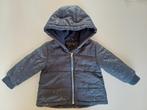 Blauwe winterjas met kap maat 74 Name it, Gebruikt, Meisje, Name it, Ophalen of Verzenden