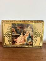 Prachtige oude blikken doos Trefin, Verzamelen, Blikken, Ophalen of Verzenden, Zo goed als nieuw