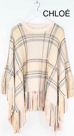 CHLOÉ LUXE PONCHO CASHMERE BLEND, M/L (NEW €1.760)💖💖💖, Enlèvement ou Envoi, Comme neuf, Taille 38/40 (M), Autres couleurs