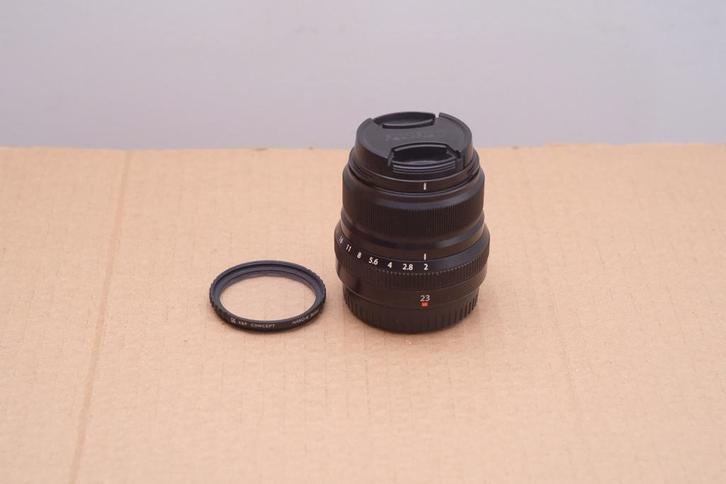 Fuji XF 23mm f2 R WR Objectif Fujifilm 23 mm f/2 noir, Audio, Tv en Foto, Foto | Lenzen en Objectieven, Zo goed als nieuw, Ophalen