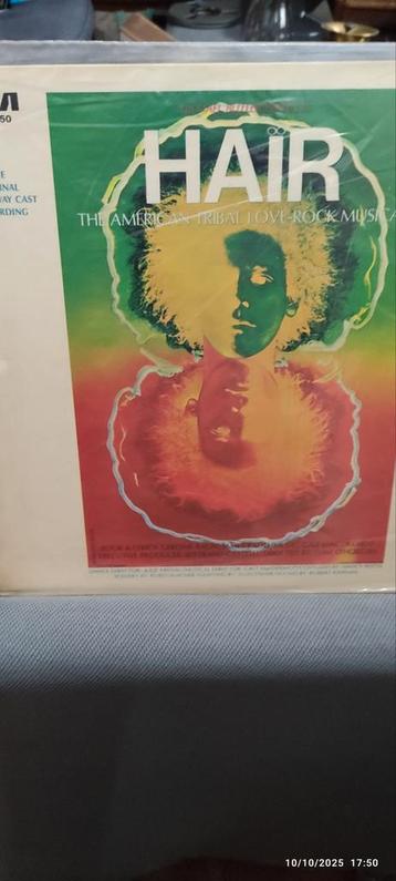 Vintage vinyl HAIR van 33 cm (VICTOR) beschikbaar voor biedingen