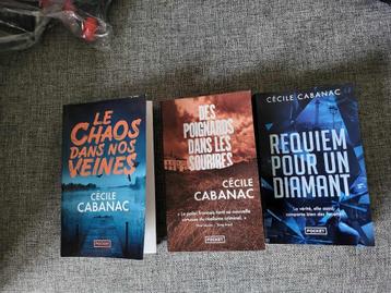 Lot 3 livres Cécile Cabanac