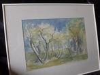 AQUAREL 'LENTE' - gesigneerd - uit 1986, Ophalen