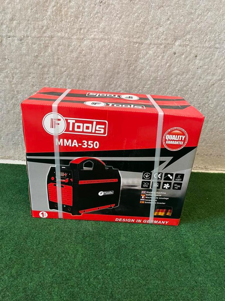 Nieuwe F-tools MMA-350 lasapparaat, Doe-het-zelf en Bouw, Gereedschap | Lasapparaten, Nieuw, Elektroden, 250 ampère, Ophalen