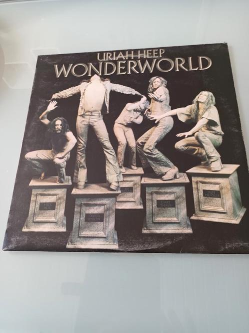 Uriah heep, wonderworld 1st uk press. Zeer mooi., Cd's en Dvd's, Vinyl | Rock, Gebruikt, Poprock, 12 inch, Ophalen of Verzenden