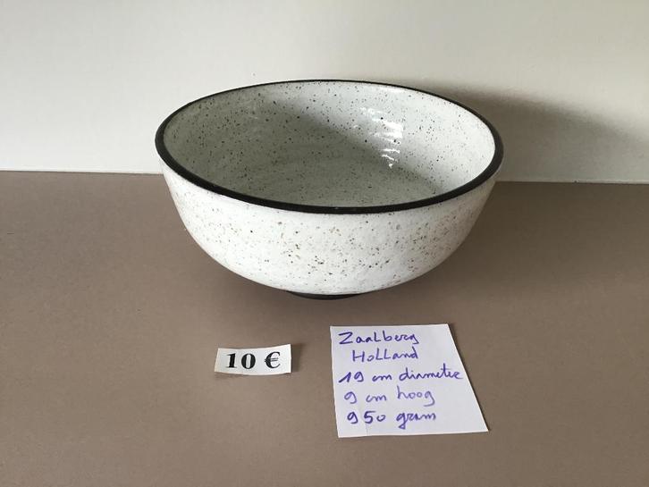 mooie schaal "Zaalberg Holland" van 19 cm diameter, Huis en Inrichting, Keuken | Servies, Zo goed als nieuw, Ophalen of Verzenden