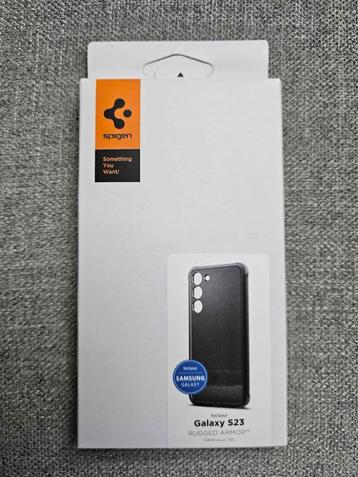 Spigen Rugged Armor Zwart (Galaxy S23) beschikbaar voor biedingen