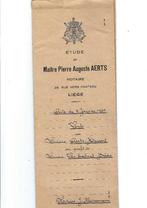 Ancien document notarié 1949, Enlèvement ou Envoi, Utilisé