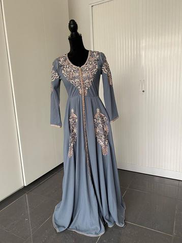 JEANS BLAUWE /GRIJZE KAFTAN  beschikbaar voor biedingen