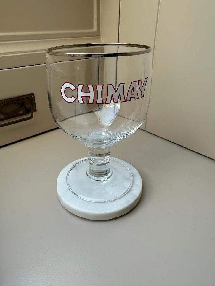 Chimay Bierglas - Origineel Trappistenglas, Verzamelen, Glas en Drinkglazen, Nieuw, Bierglas, Ophalen
