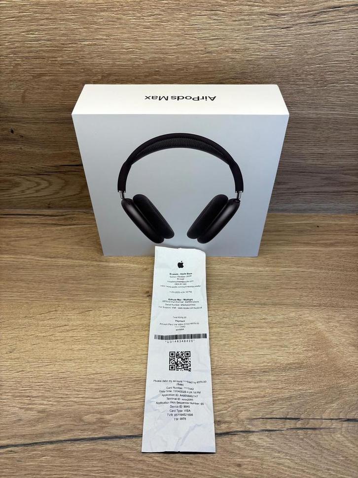 AirPods Max, Audio, Tv en Foto, Hoofdtelefoons, Zo goed als nieuw, Over oor (circumaural), Overige merken, Bluetooth, Ophalen of Verzenden