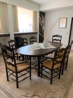 Eetkamertafel met 10 stoelen, Huis en Inrichting, Ophalen, Zo goed als nieuw