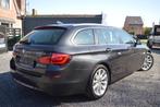 BMW 520D, 2012, 152.000km, Xenon, Airco, Navi + 12m Garantie, Auto's, Euro 5, Beige, Blauw, Start-stop-systeem