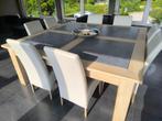 Table carrée avec chaises, Ophalen, Gebruikt