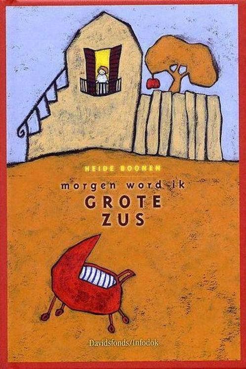 boek: morgen word ik grote zus; Heide Boonen, Boeken, Zwangerschap en Opvoeding, Zo goed als nieuw, Zwangerschap en Bevalling