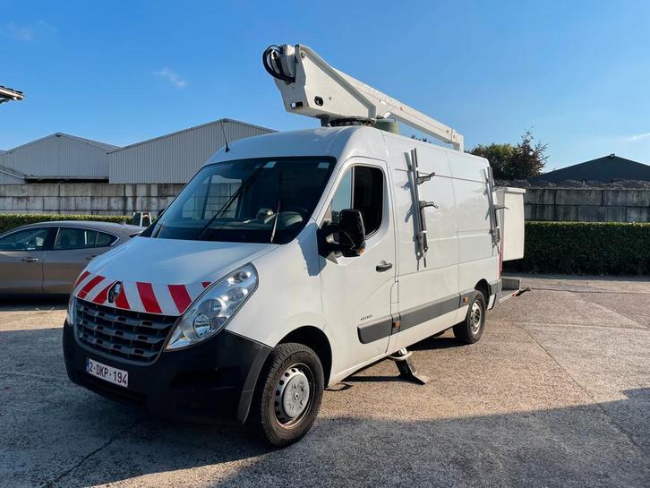 Renault Master Hoogwerker voor opmaak/ export, Auto's, Renault, Bedrijf, Te koop, Master, Diesel, Euro 5, Handgeschakeld, Wit