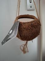 Kokosnoot plantenhanger bloempot, Huis en Inrichting, Kamerplanten, Ophalen