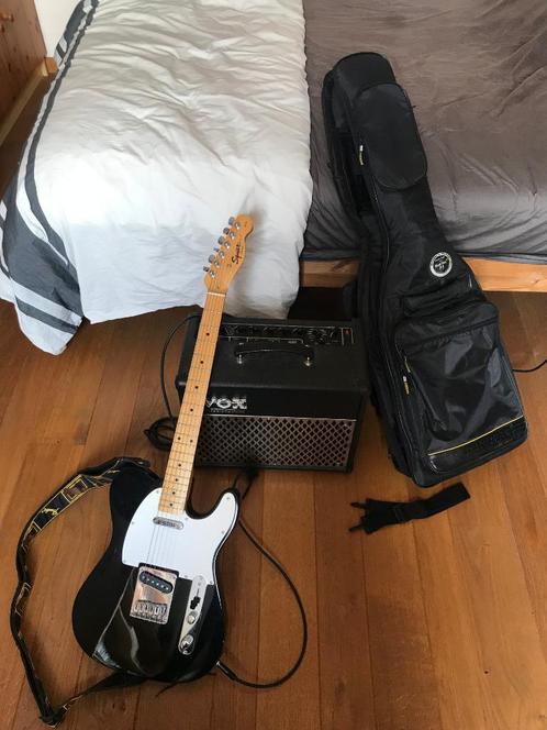 Guitare électrique Squier Fender Telecaster et son Ampli VOX, Musique & Instruments, Instruments à corde | Guitares | Électriques