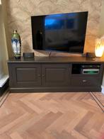 Meuble TV en bois massif, vert olive, 25 à 50 cm, Moins de 100 cm, 150 à 200 cm, Enlèvement