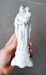 Antiek Brussels porcelein beeldje Maria, Antiek en Kunst, Antiek | Religieuze voorwerpen, Ophalen of Verzenden