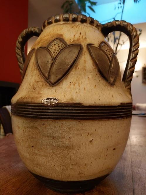 VASE GRES poterie de Bouffioulx circa 1950., Antiquités & Art, Antiquités | Céramique & Poterie, Enlèvement