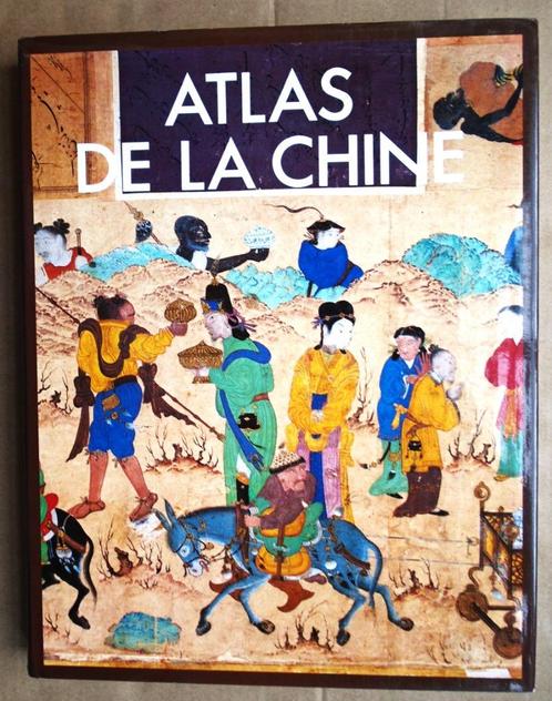 Atlas de la Chine - 1987 - C. Blunden & M. Elvin - 1e druk, Boeken, Streekboeken en Streekromans, Gelezen, Ophalen of Verzenden