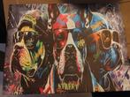 Schilderij met 3 honden, Antiek en Kunst, Kunst | Schilderijen | Modern, Ophalen