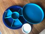 tupperware serveerschaal, Huis en Inrichting, Keuken | Tupperware, Ophalen of Verzenden, Zo goed als nieuw, Groen, Schaal