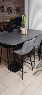 Table haute + chaise, Enlèvement ou Envoi, Utilisé