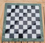 Schaakbord in marmer & onyx, als nieuw, Doe-het-zelf en Bouw, Tegels, Ophalen, Marmer