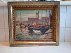 Oud Marine schilderijtje, Antiek en Kunst, Kunst | Schilderijen | Klassiek, Ophalen of Verzenden