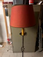 Lampadaire en fonte, Tissus, Antieke staanlamp, Utilisé, 150 à 200 cm