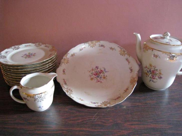 Dessertservies, 14 stuks, Seltmann, Bavaria, mooi, Antiek en Kunst, Antiek | Servies los, Ophalen