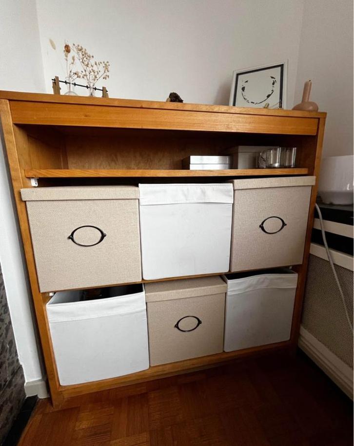 Vol eiken aquarium kast, Dieren en Toebehoren, Vissen | Aquaria en Toebehoren, Gebruikt, Ophalen