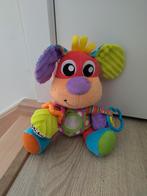 Knuffel Logitoys Playgro Discovery Friend Puppy, Ophalen of Verzenden, Gebruikt, Rammelaar