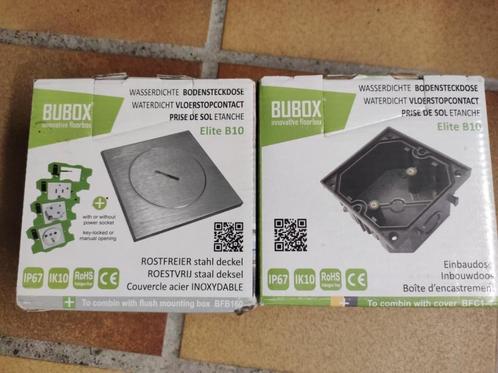 Vloerstopcontact BUBOX waterdicht IP 67  + BEHUIZING, Bricolage & Construction, Électricité & Câbles, Neuf, Interrupteur, Interrupteur