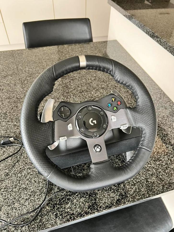 Logitech G920 racestuur, Games en Spelcomputers, Spelcomputers | Xbox | Accessoires, Xbox One, Xbox Series S, Stuurtje of Sportattribuut