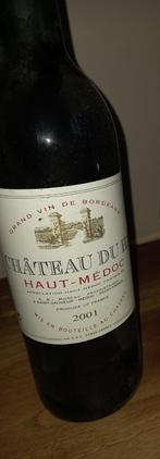 Château du Hâ haut médoc 2001 lot 5 bouteilles, Nieuw, Rode wijn, Frankrijk, Vol