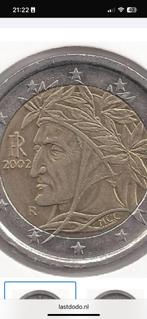 Zeldsame munt IT 2002 Dantes, Postzegels en Munten, Munten | Europa | Euromunten, Ophalen of Verzenden, 2 euro