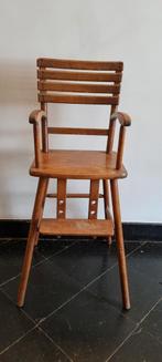 Chaise haute en bois vintage, Enfants & Bébés, Chaises pour enfants, Enlèvement, Utilisé